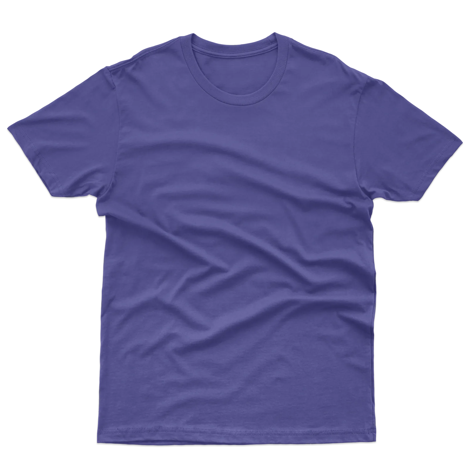 Camiseta premium roxa vista de frente